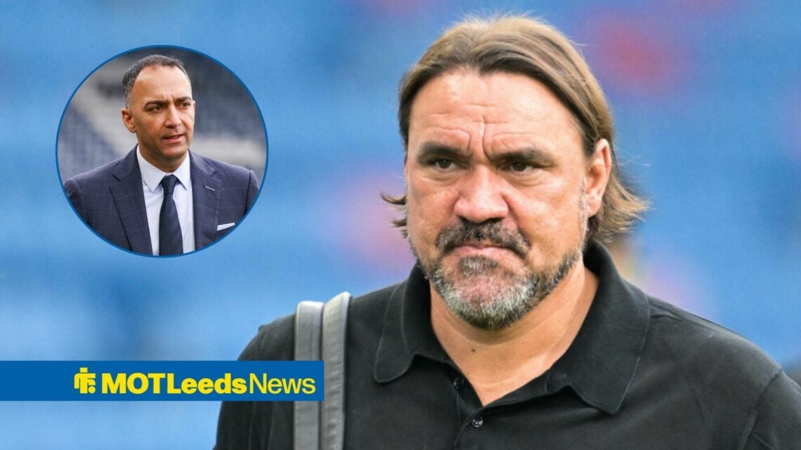 Daniel Farke with Paraag Marathe in frame