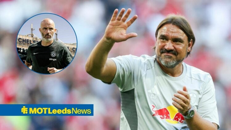 Daniel Farke with Enzo Maresca in frame