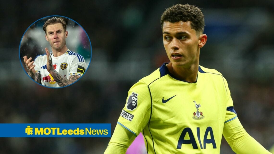 Brennan Johnson with Joe Rodon in frame