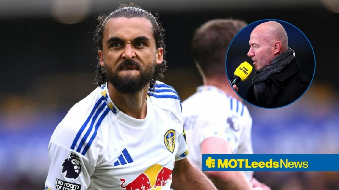 Dominic Calvert-Lewin with Daniel Farke in frame