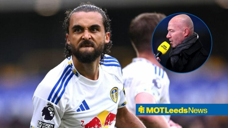 Dominic Calvert-Lewin with Daniel Farke in frame