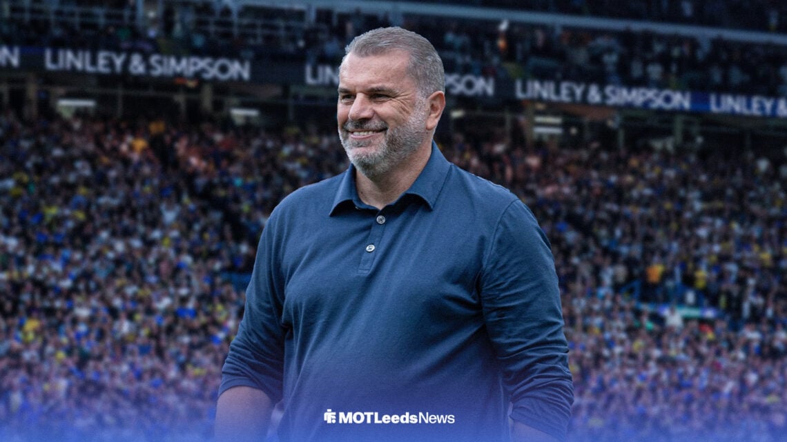 Ange Postecoglou at Elland Road