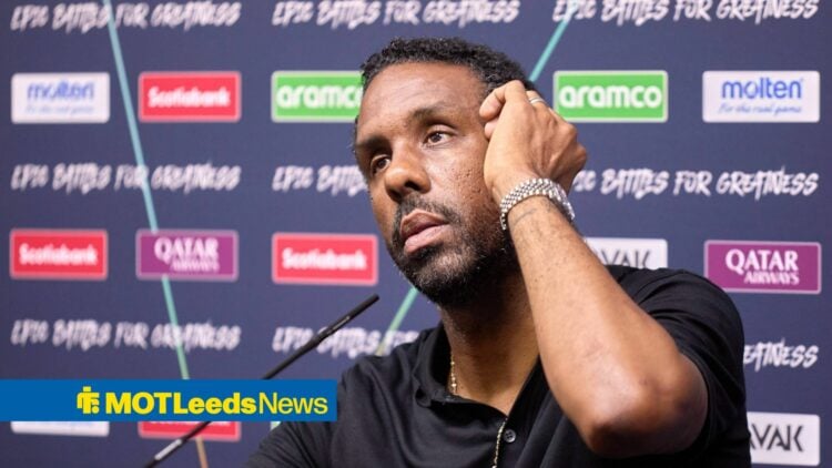 Wilfried Nancy speaks at a press conference