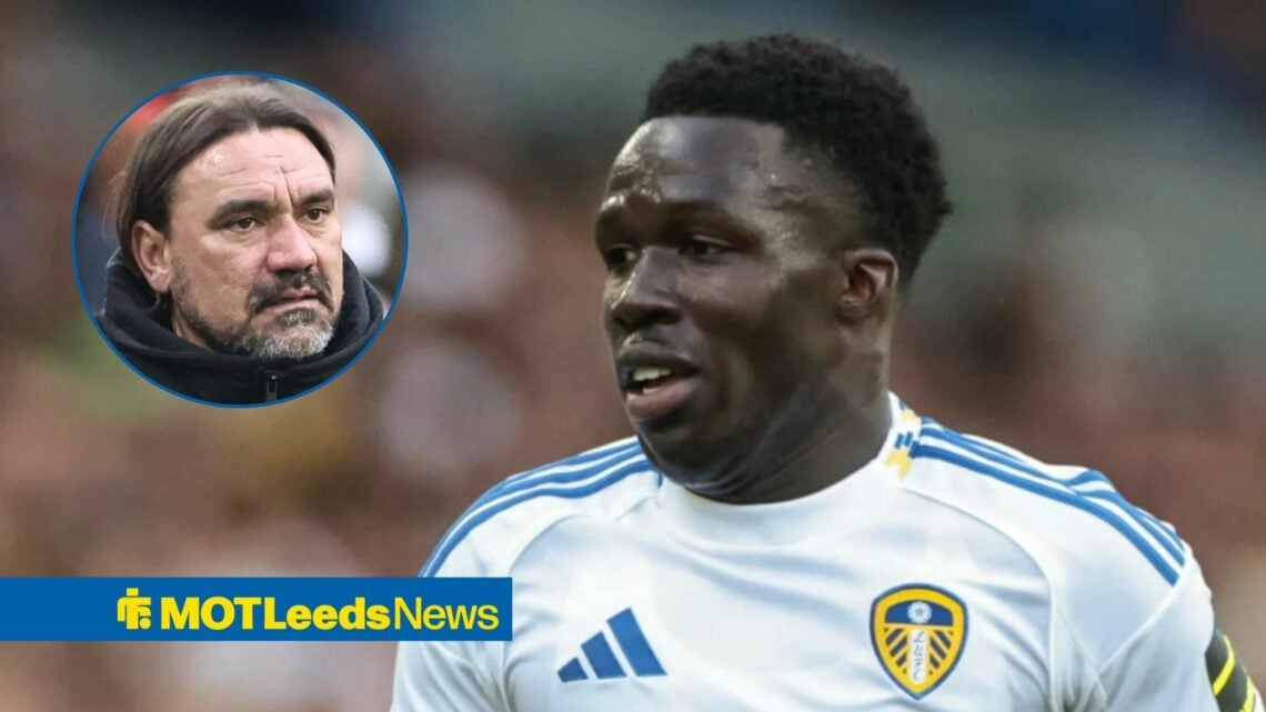 Daniel Farke next to Willy Gnonto