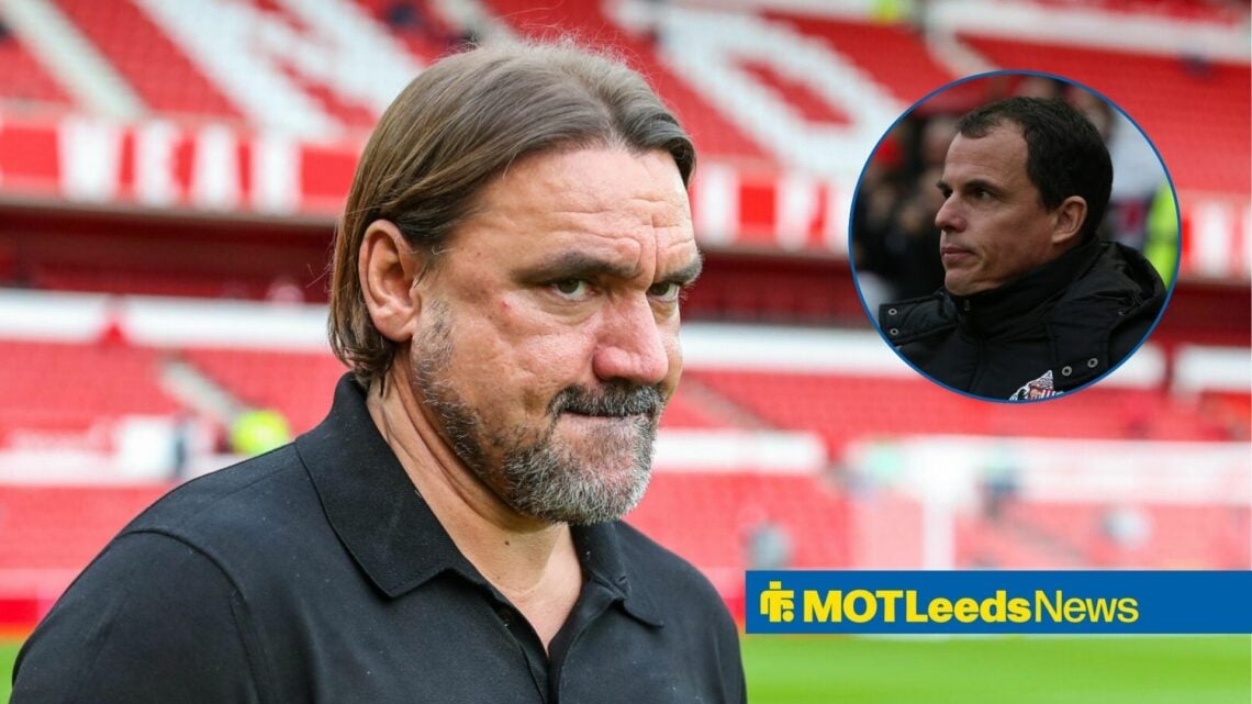 Daniel Farke next to Regis Le Bris