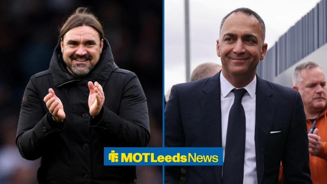 Daniel Farke next to Paraag Marathe