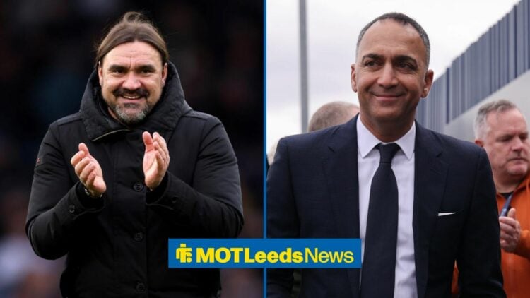 Daniel Farke next to Paraag Marathe