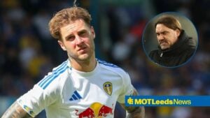 Joe Rodon next to Daniel Farke