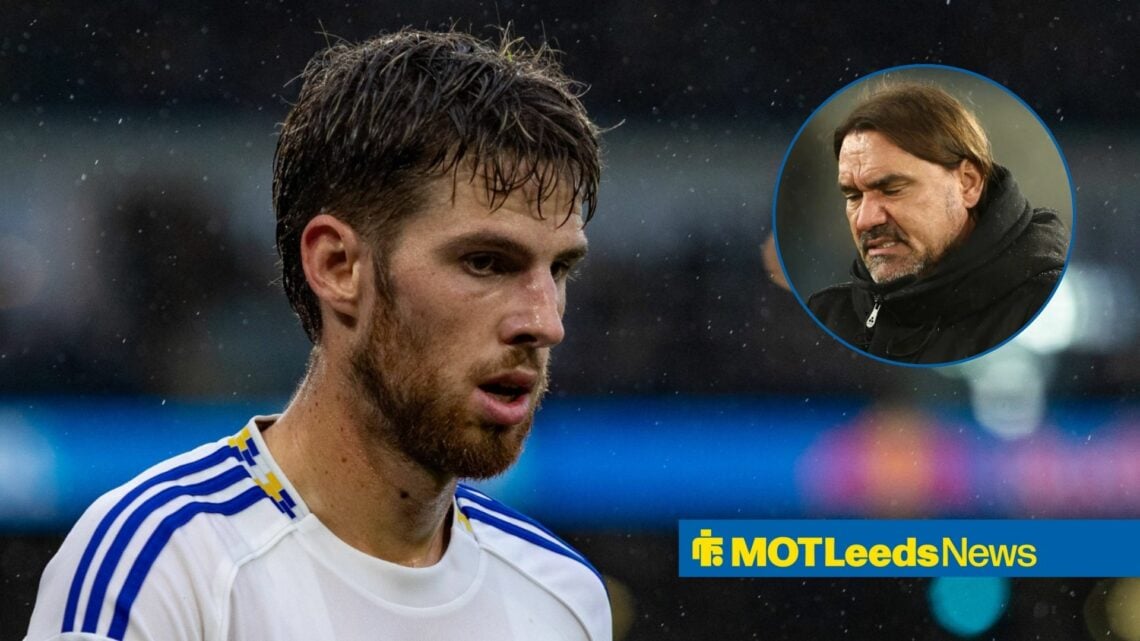 Anton Stach next to a circular inset of Daniel Farke