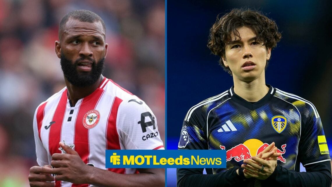 Leeds star Ao Tanaka and Brentford forward Igor Thiago.