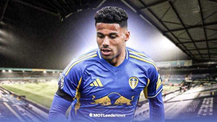 James Justin in Leeds United kit