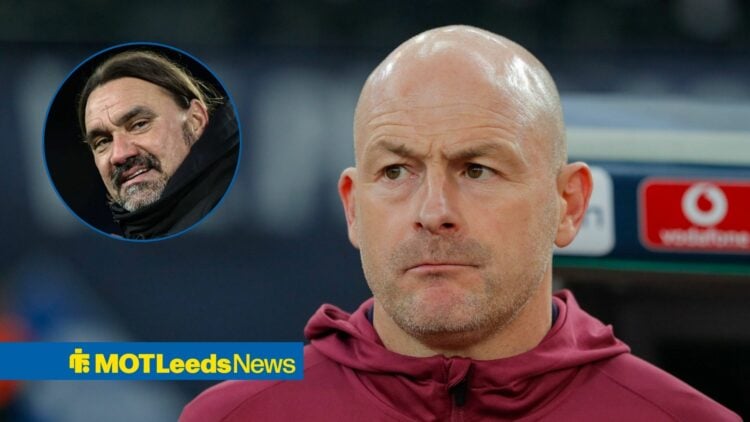 England Under-21 manager Lee Carsley and Leeds United boss Daniel Farke