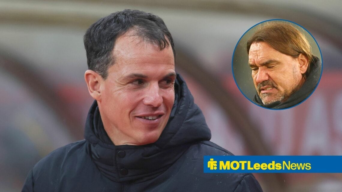 Sunderland manager Regis Le Bris and Leeds United boss Daniel Farke