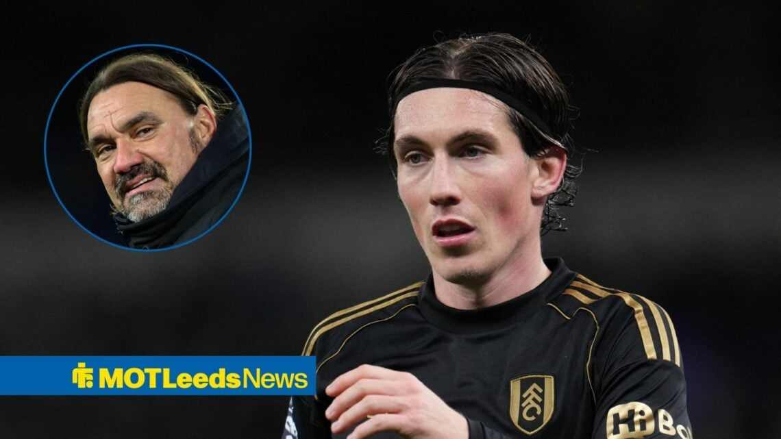 Fulham winger Harry Wilson and Leeds United manager Daniel Farke