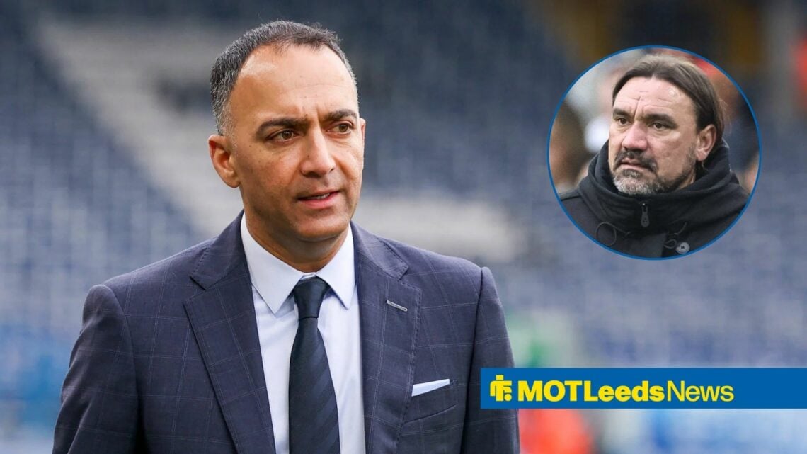 Paraag Marathe next to a circular inset of Daniel Farke