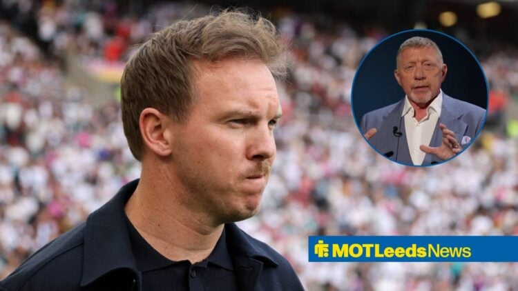 Nagelsmann next to Boris Becker