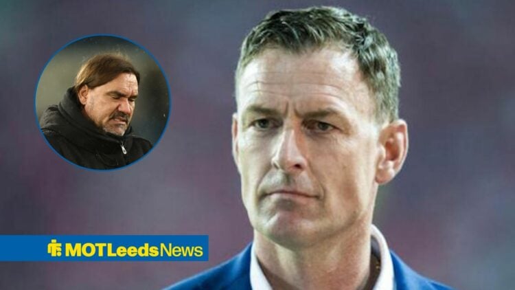 Chris Sutton next to Daniel Farke