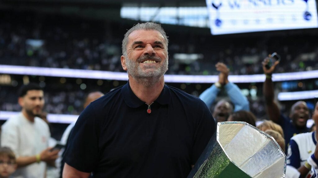 Ange Postecoglou as Tottenham manager
