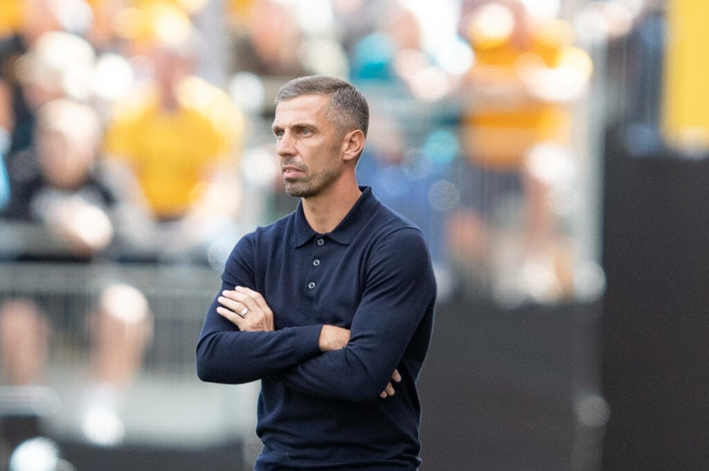 Gary O'Neil with his arms crossed