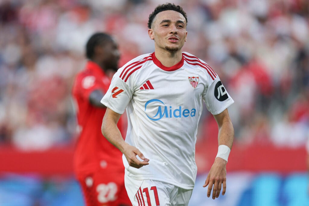 Ruben Vargas playing for Sevilla