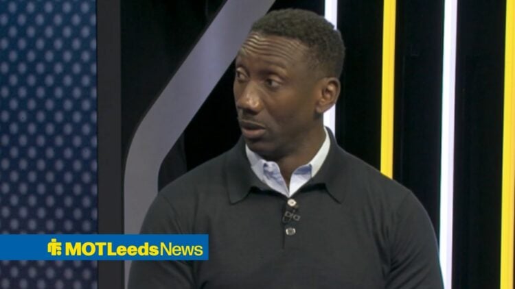 Jimmy Floyd Hasselbaink speaking about Leeds United on Sky Sports