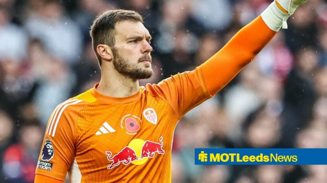 Lucas Perri with his arm outstretched.