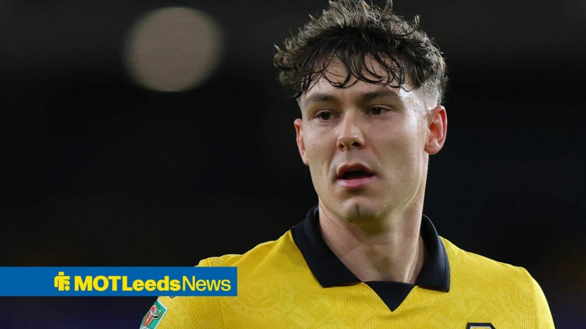 Jorgen Strand Larsen looks on playing for Wolves