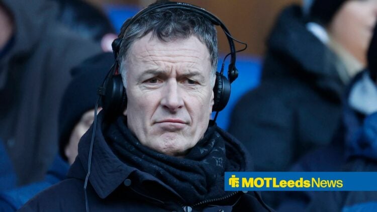 Chris Sutton on radio duties.