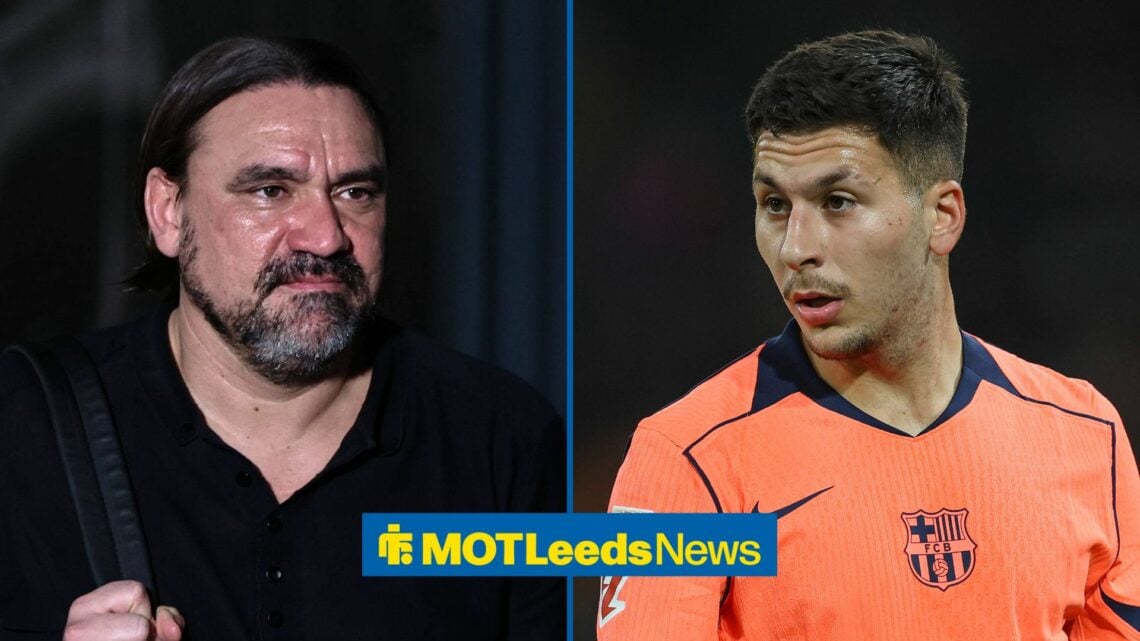 Daniel Farke and Roony Bardghji at Barcelona