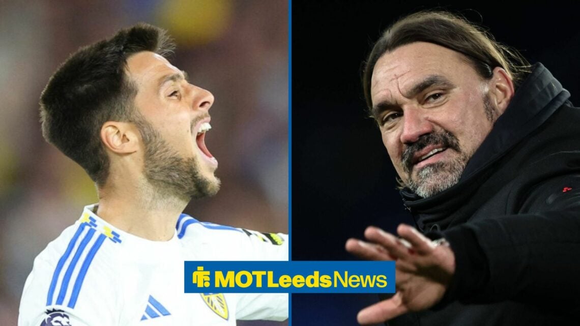 Ilia Gruev and Daniel Farke stood alongside each other.