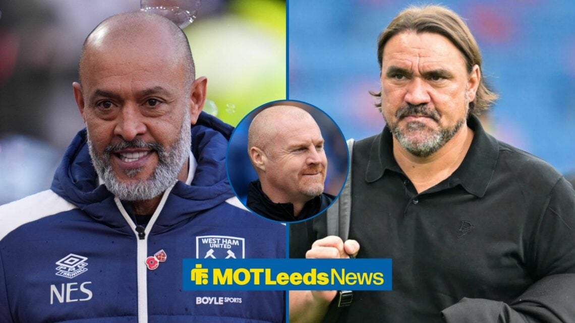 Nuno Espirito Santo, Daniel Farke and Sean Dyche pictured together