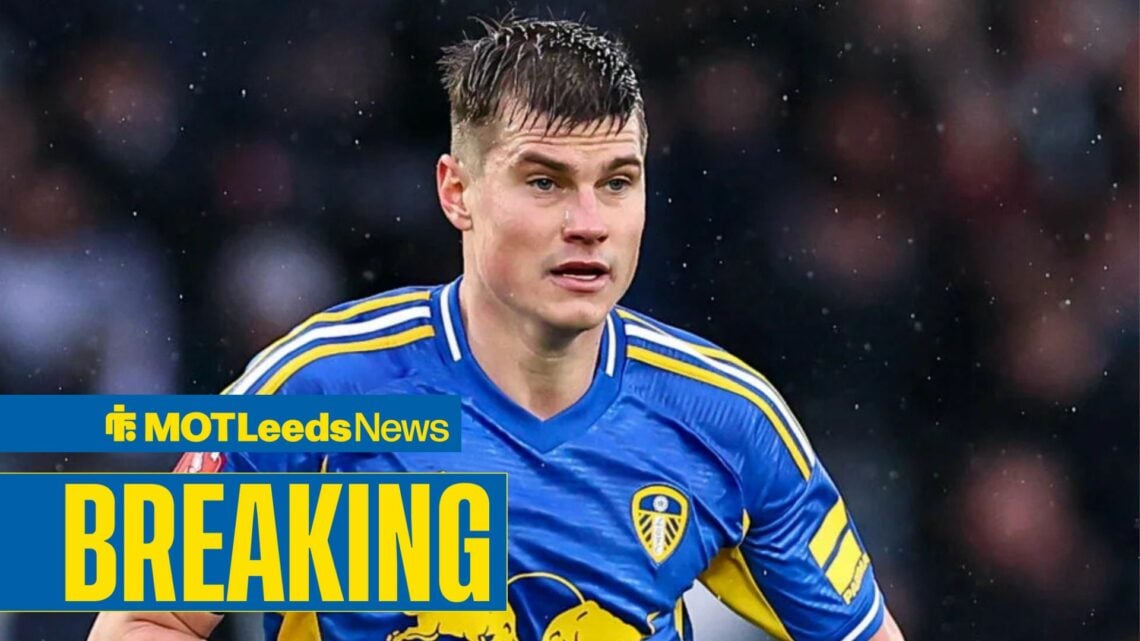Jaka Bijol in a Leeds shirt