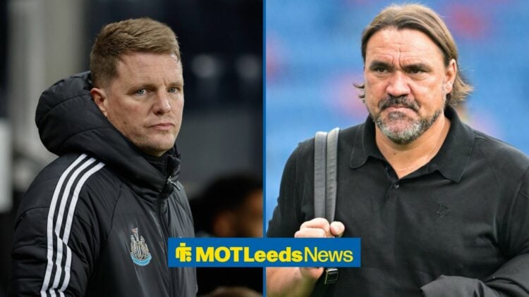 Leeds United boss Daniel Farke and Eddie Howe.
