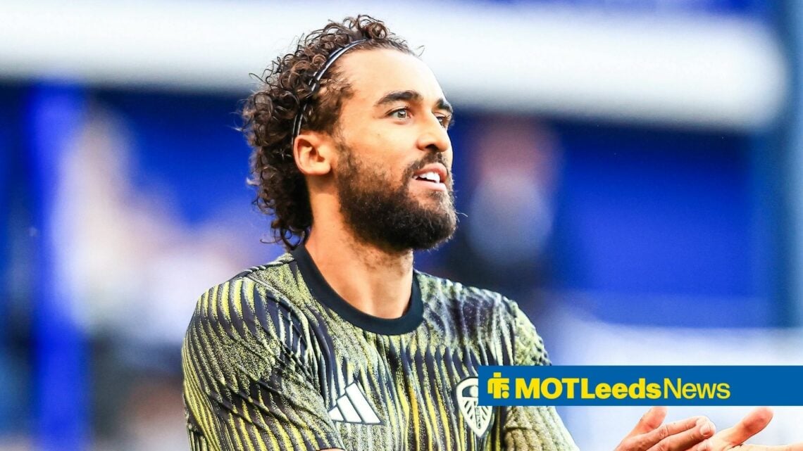 Leeds United star Dominic Calvert-Lewin in training gear.