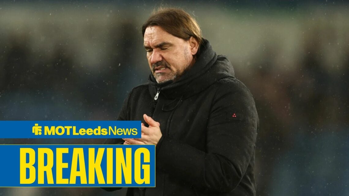 Daniel Farke looking frustrated