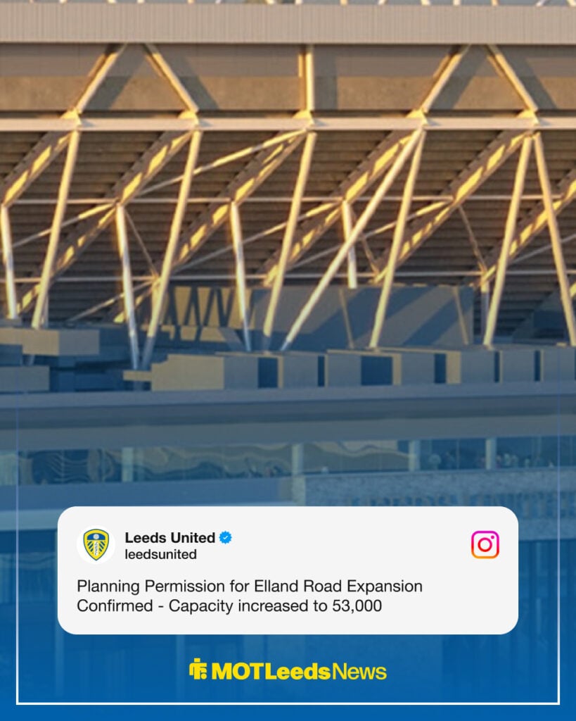 Elland Road expansion confirmed
