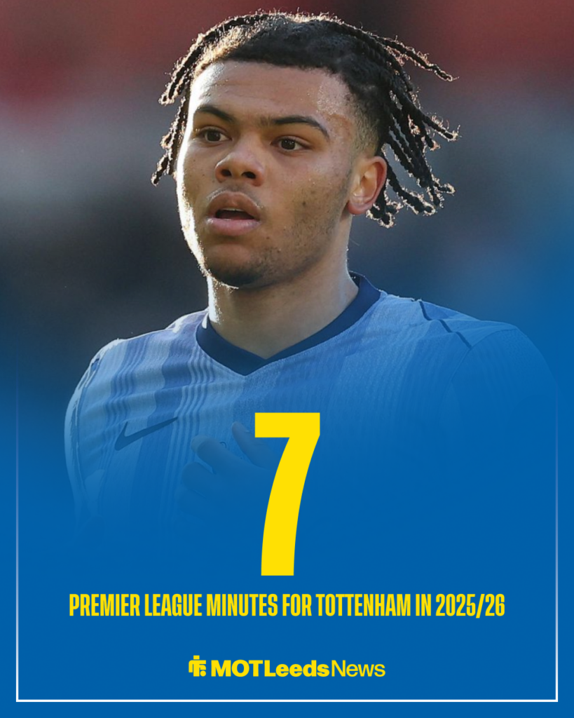 Leeds United Dane Scarlett Tottenham stats