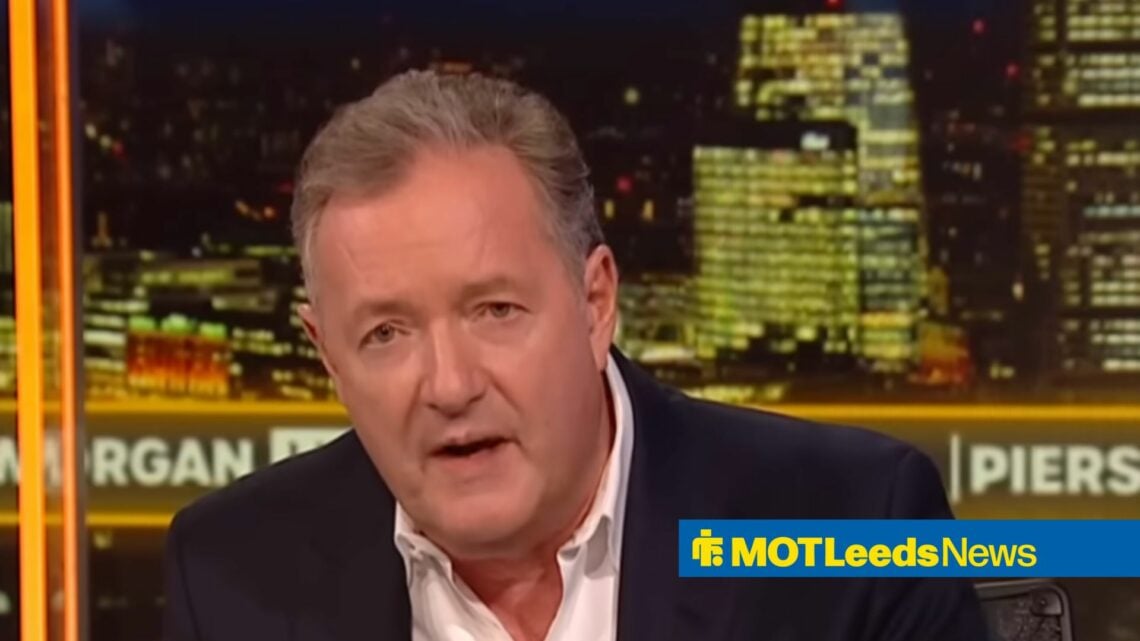Piers Morgan speaking on his chat show