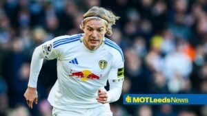 Sebastiaan Bornauw in action for Leeds United