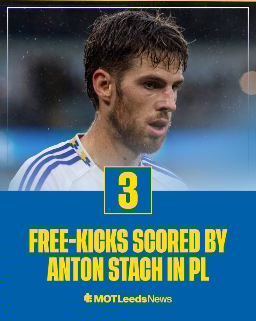 Anton Stach has scored three free-kicks in the Premier League