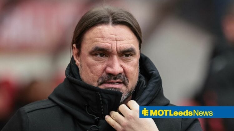 Daniel Farke looking concerned.