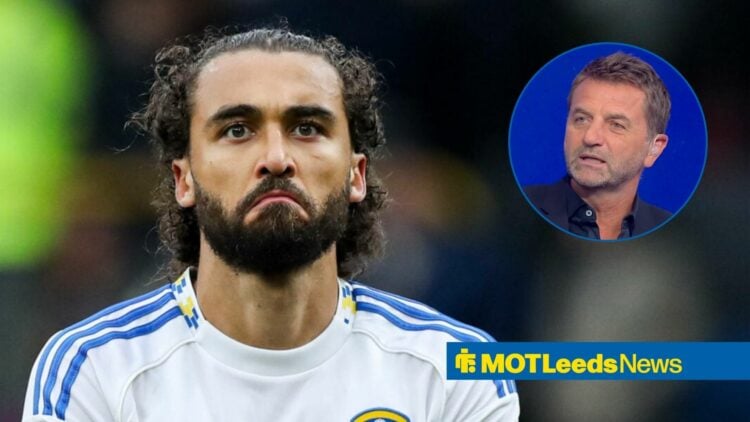 Dominic Calvert-Lewin alongside a circle inset of Tim Sherwood.