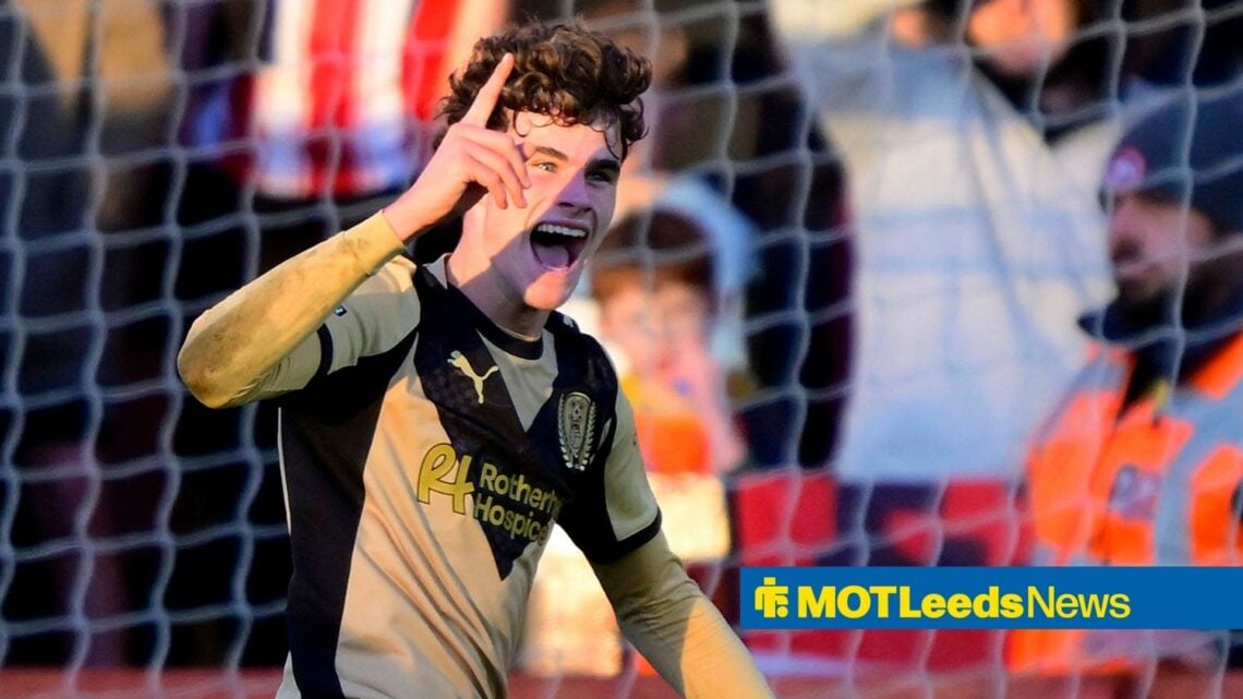 Harry Gray celebrating Rotheram goal vs Exeter in January