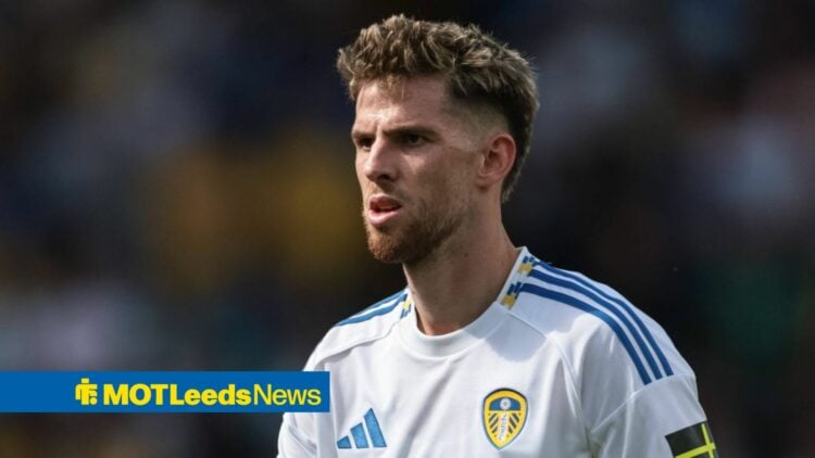 Anton Stach in action for Leeds