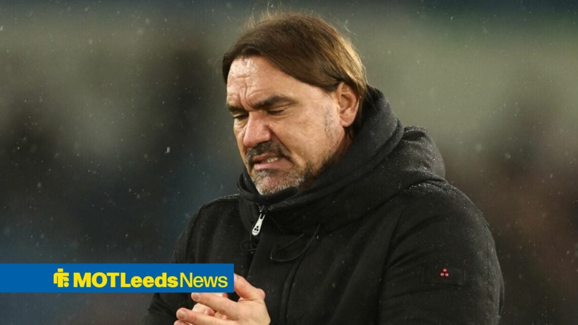 Daniel Farke looking frustrated