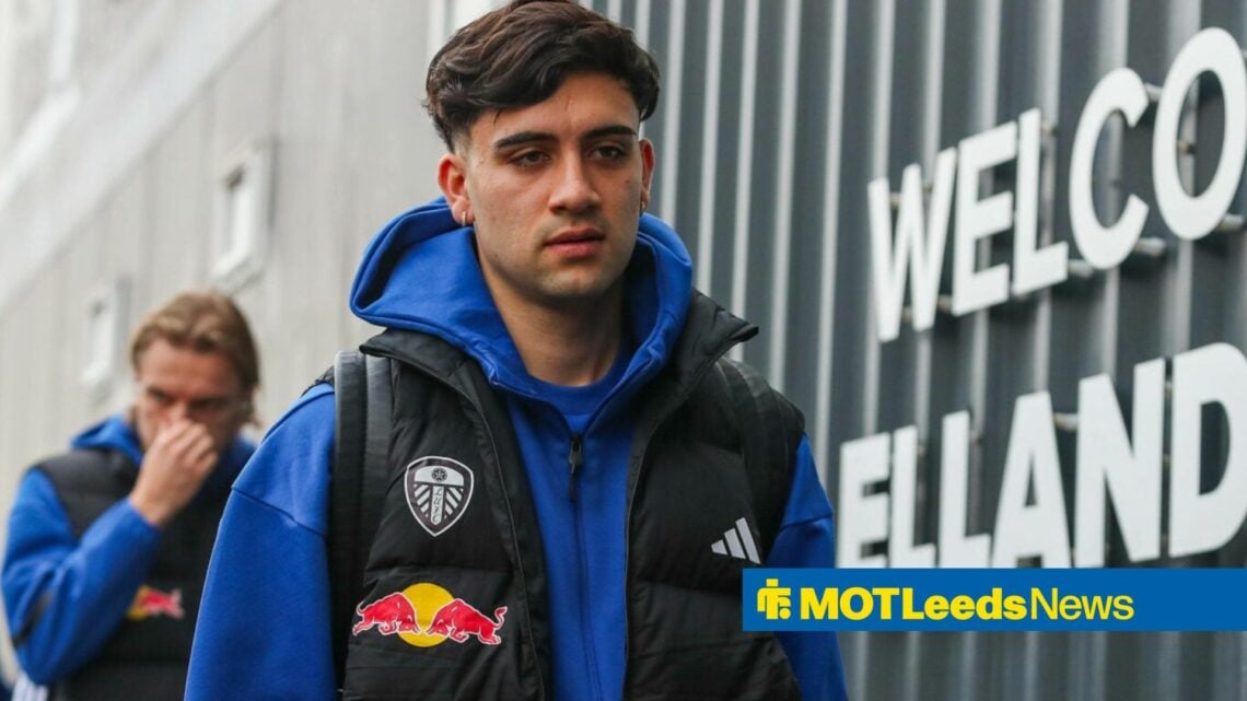 Facundo Buonanotte looks on