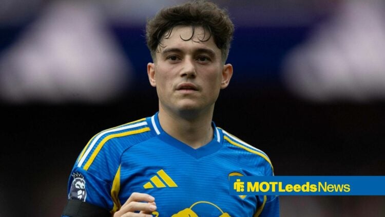 Dan James in action for Leeds United