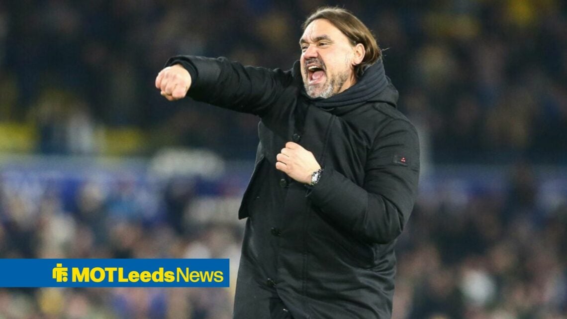Daniel Farke punching the air