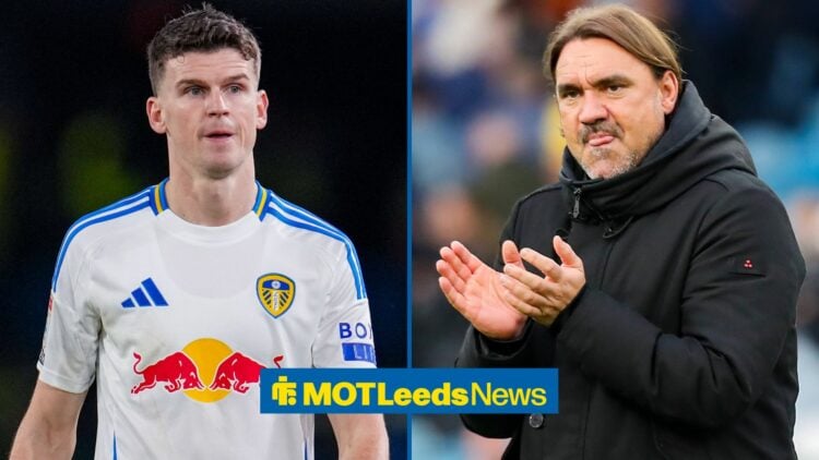 Leeds United FC v AFC Bournemouth, Premier League Daniel Farke Manager Of Leeds United applauds the fans during the Leeds United FC v AFC Bournemou...