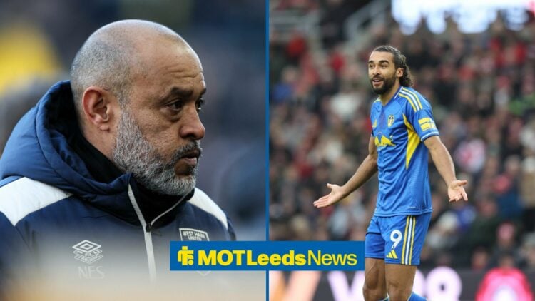 Nuno Espirito Santo and Dominic Calvert-Lewin.